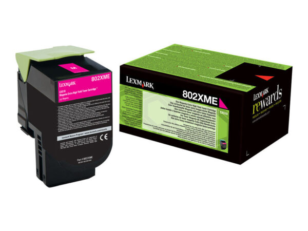 Lexmark CX510 Magenta TONER ORIGINAL - 80C2XM0 80C2XME 80C0X30 802XM