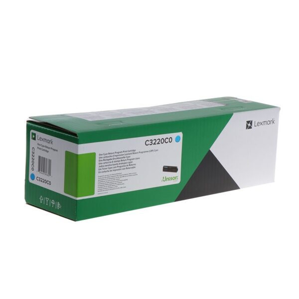 Lexmark C3324 C3326 MC3224 MC3326 MC3426 Cyan TONER ORIGINAL - C3220C0 C320020