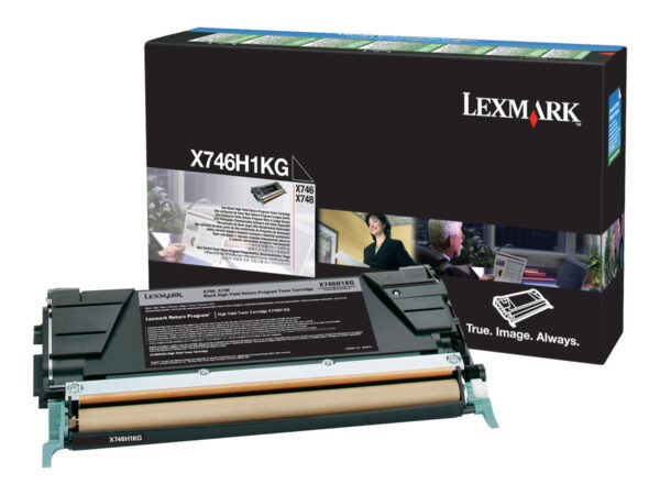 Lexmark X746 X748 Negro TONER ORIGINAL - X746H1KG