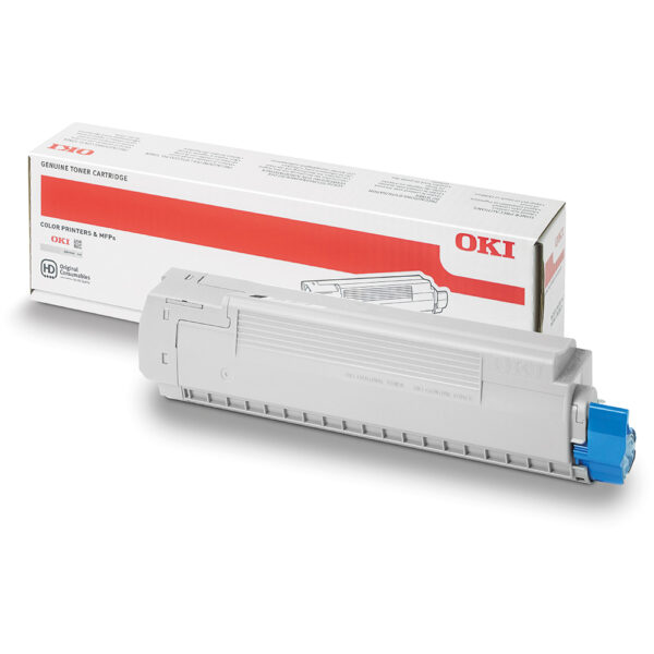 OKI C5800 C5900 C5550MFP Cyan TONER ORIGINAL - 43324423