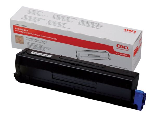 OKI B430 B440 MB460 MB470 MB480 Negro TONER ORIGINAL - 43979202