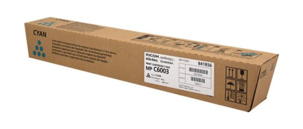 Ricoh Aficio MP-C4503 MP-C5503 MP-C6003 Cyan TONER ORIGINAL - 841856