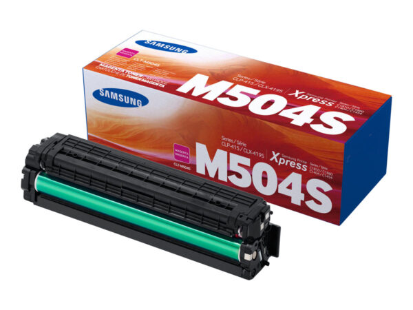 Samsung CLP415 CLX4195 Magenta TONER ORIGINAL - CLT-M504S SU292A