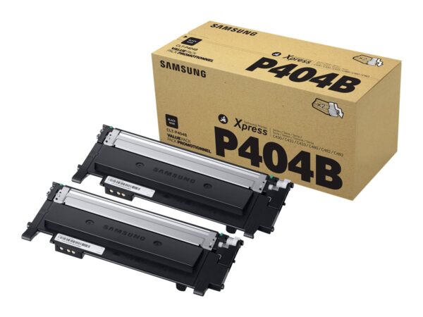 Samsung CLT-K404S Negro Pack de 2 Cartuchos de Toner Originales - SU364A