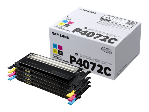 Samsung CLT-P4072C Pack de 4 Cartuchos de Toner Originales - SU382A