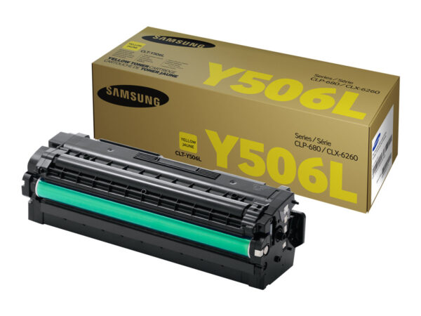 Samsung CLP680 CLX6260 Amarillo TONER ORIGINAL - CLT-Y506L SU515A