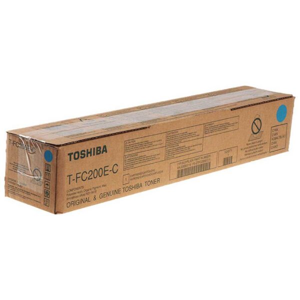 Toshiba T-FC200EC Cyan TONER ORIGINAL - 6AJ00000259 6AJ00000195 6AJ00000119