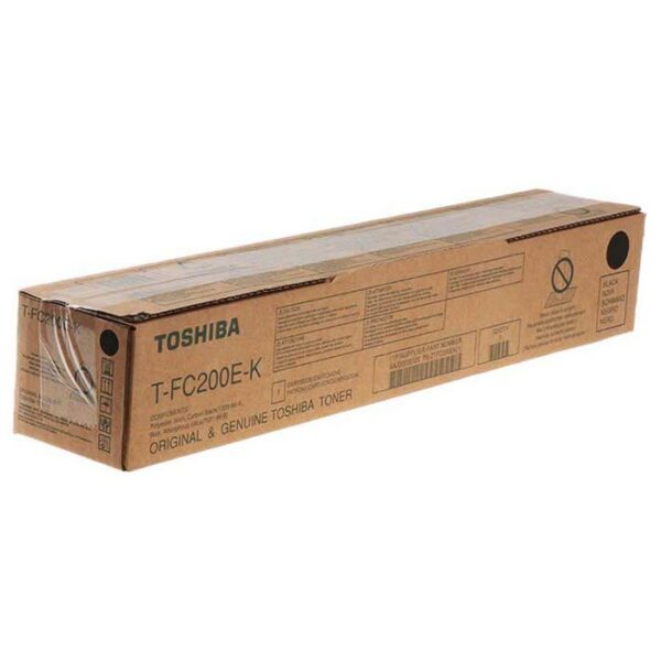 Toshiba T-FC200EK Negro TONER ORIGINAL - 6AJ00000260 6AJ00000196 6AJ00000123