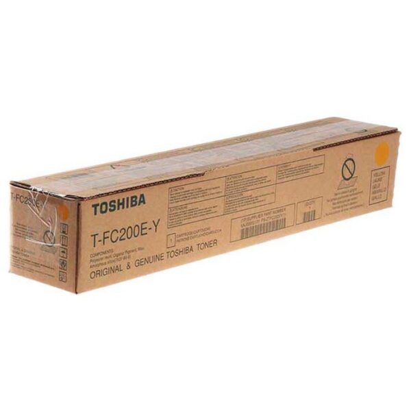 Toshiba T-FC200EY Amarillo TONER ORIGINAL - 6AJ00000262 6AJ00000198 6AJ00000131