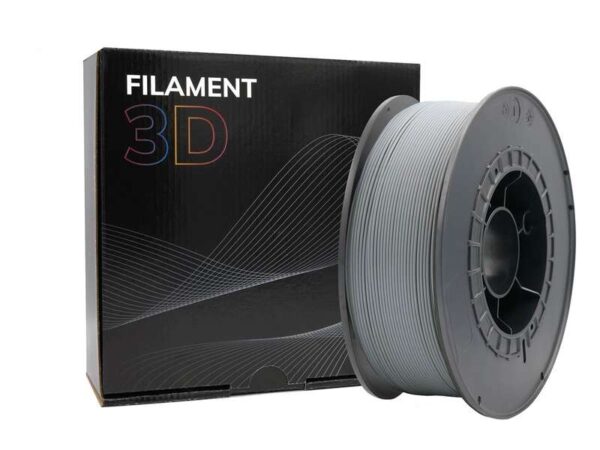 Filamento 3D PLA - Diametro 1.75mm - Bobina 1kg - Color Gris