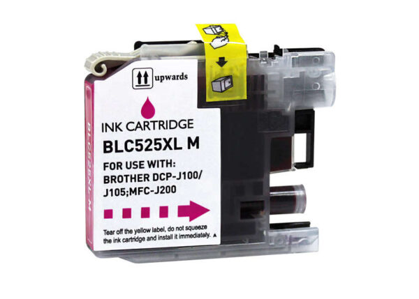 Brother LC525XL Magenta Cartucho de Tinta compatible - Reemplaza LC525XLM