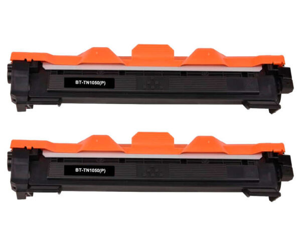 Brother TN1050 Negro Pack de 2 Cartuchos de Toner compatibles