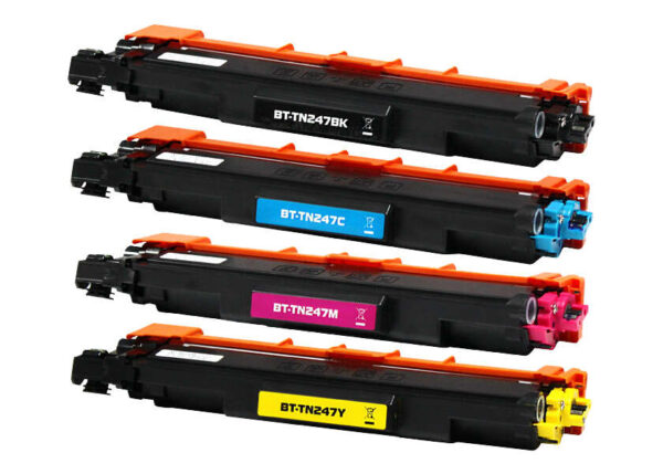 Brother TN247 TN243 Pack de 4 Cartuchos de Toner compatibles