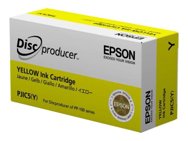 Epson PJIC5 PJIC7 Amarillo Cartucho de Tinta Original - C13S020692 C13S020451