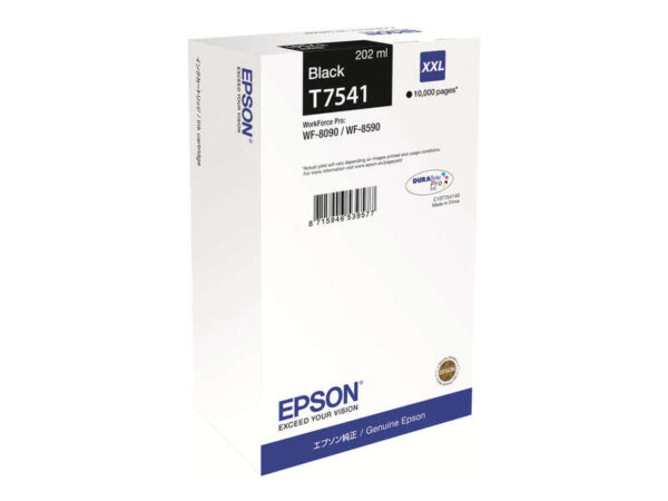 Epson T7541 Negro Cartucho de Tinta Original - C13T754140 C13T75414N