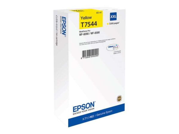 Epson T7544 Amarillo Cartucho de Tinta Original - C13T754440 C13T75444N