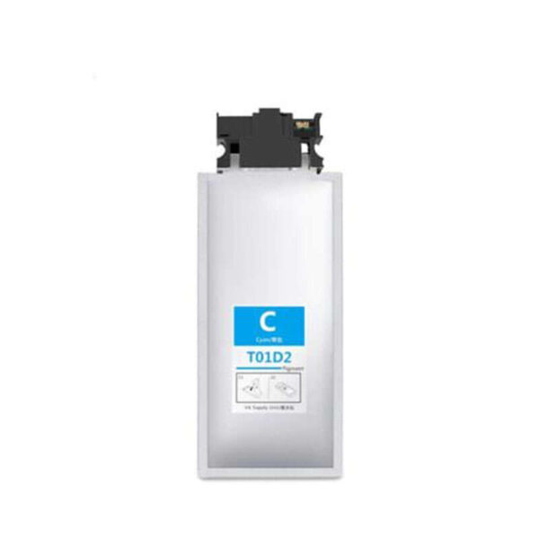 Epson T01D2 T01C2 Cyan Cartucho de Tinta Pigmentada compatible - Reemplaza C13T01D200 C13T01C200