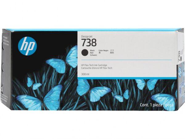 HP 498N8A Negro Cartucho de Tinta Original - 738