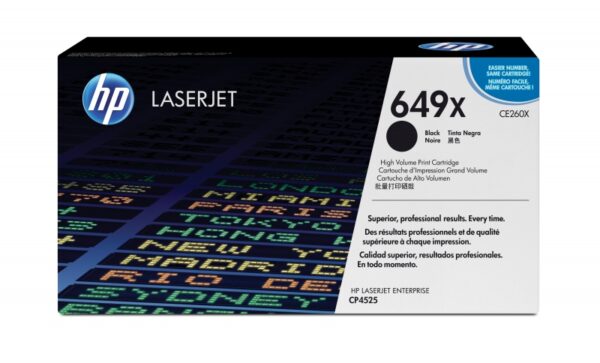 HP CE260X Negro TONER ORIGINAL - 649X