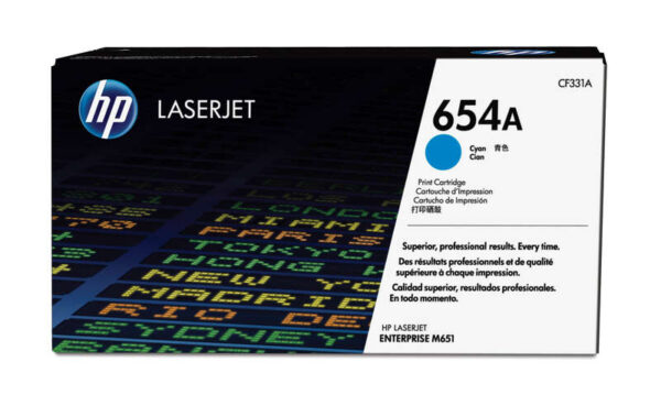 HP CF331A Cyan TONER ORIGINAL - 654A