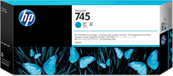 HP F9K03A Cyan Cartucho de Tinta Original - 745