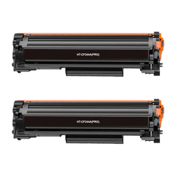 HP CF244A Negro Pack de 2 Cartuchos de Toner compatibles - Reemplaza 44A