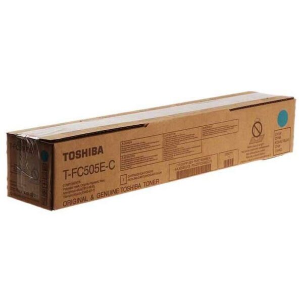 Toshiba T-FC505EC Cyan TONER ORIGINAL - 6AJ00000290